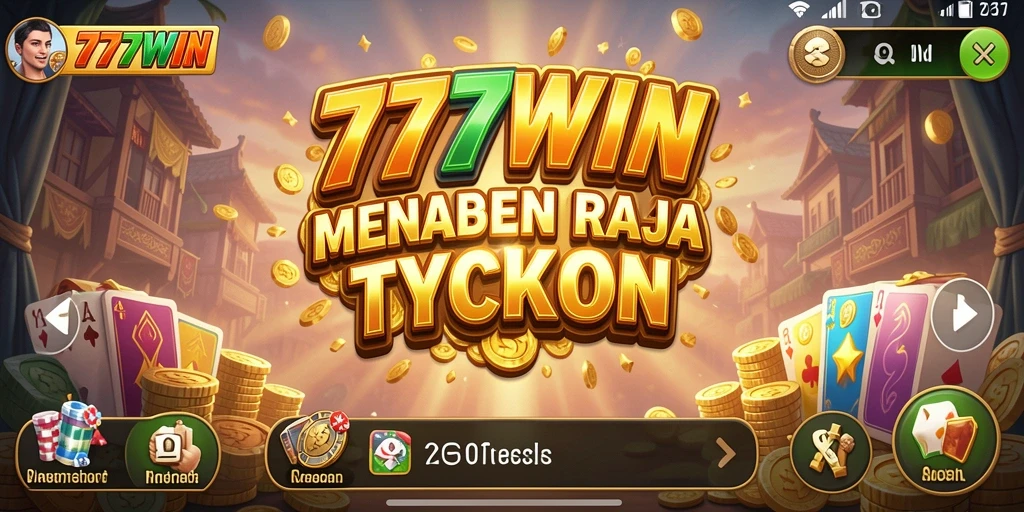 Screenshot gameplay 777WIN yang menampilkan strategi bisnis.