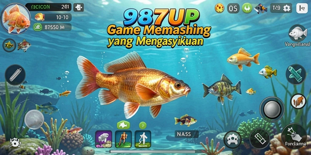 Tangkapan ikan yang menakjubkan dalam gameplay 987UP.