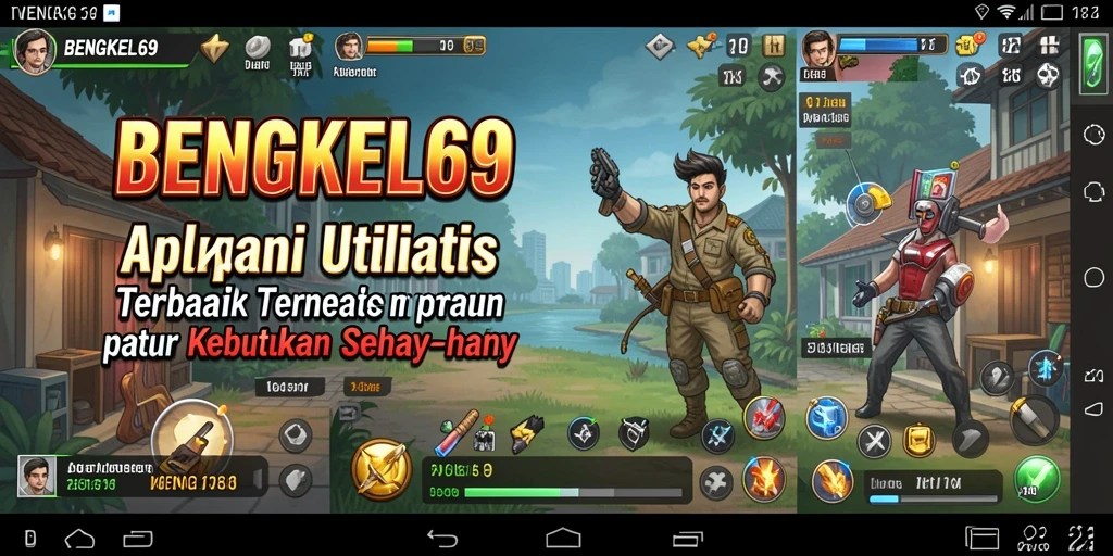 Screenshot BENGKEL69 menunjukkan berbagai fitur utilitas yang bermanfaat.