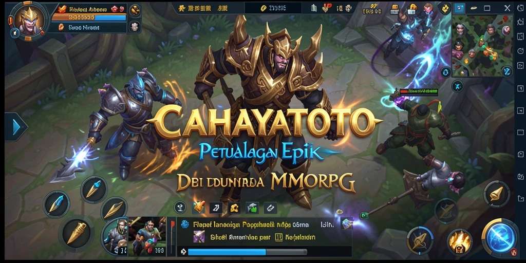 Screenshot gameplay CAHAYATOTO yang menampilkan aksi seru dalam pertarungan.