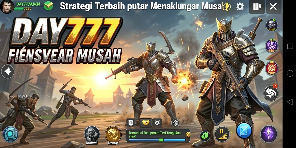 Tampilan gameplay <strong>DAY777</strong> yang intens dan strategis penuh aksi.
