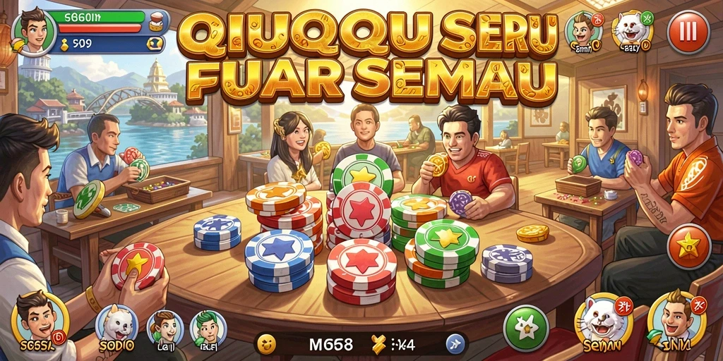 Tampilan gameplay seru dalam G668 QiuQiu.