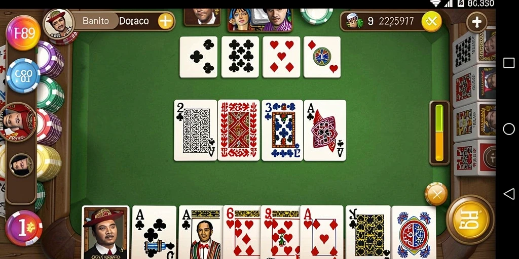 Tampilan gameplay seru H89 yang menampilkan aksi domino.