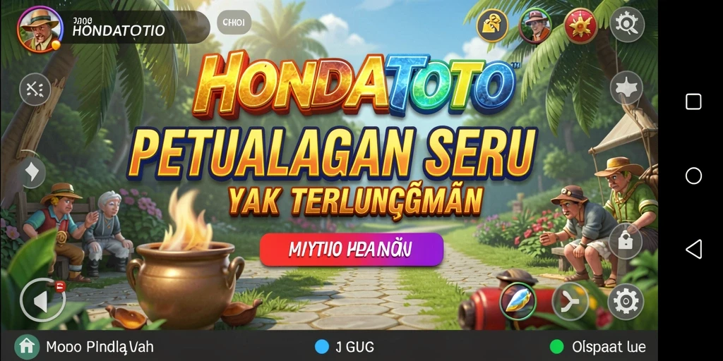 Gameplay HONDATOTO yang penuh petualangan dan tantangan.