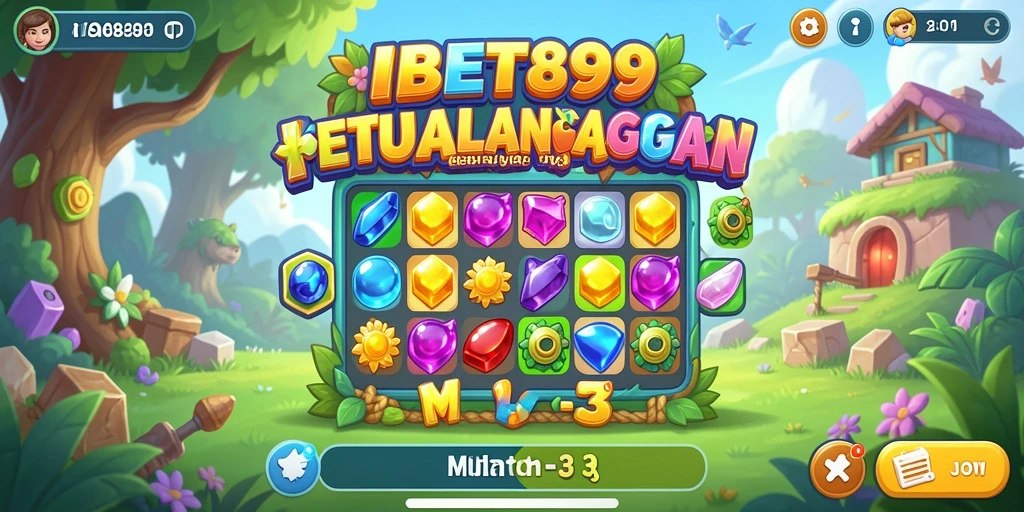 Tampilan gameplay IBET899 yang seru dan penuh warna.