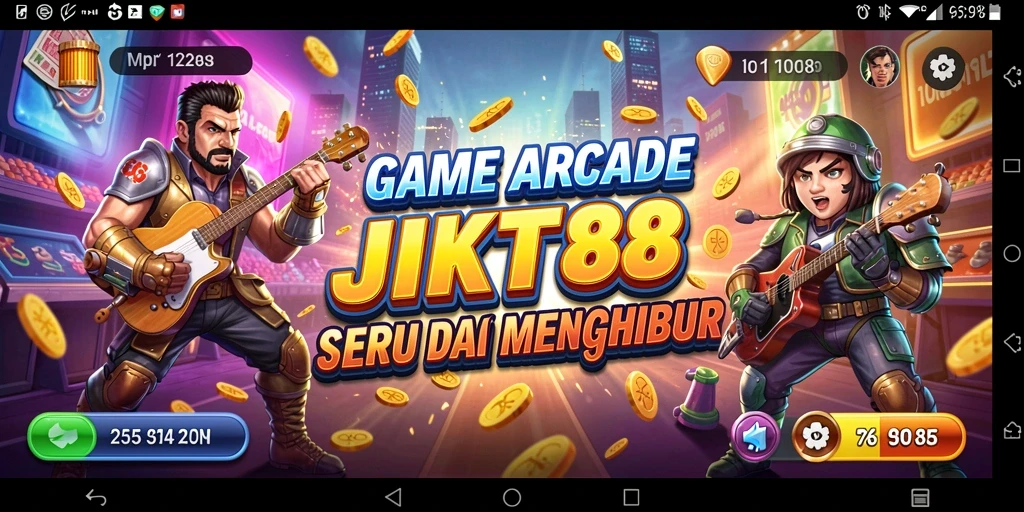 Screenshots JKT88 menampilkan gameplay Arcade yang penuh aksi.