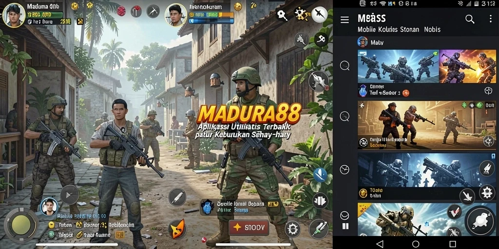 Tampilan antarmuka MADURA88 yang sederhana dan fungsional.