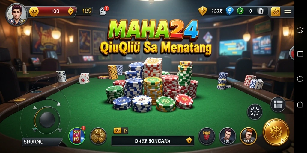 Tampilan gameplay QiuQiu yang menarik dan interaktif.