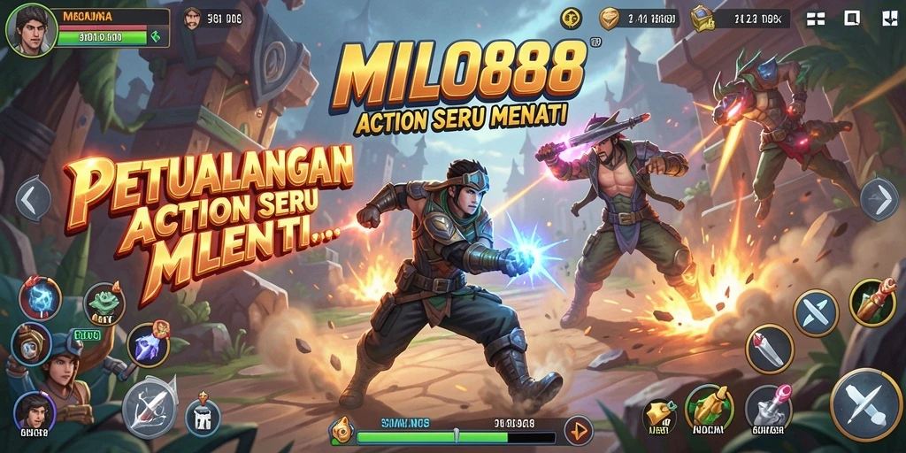 Tampilan penuh aksi dari permainan MILO88 yang mendebarkan.