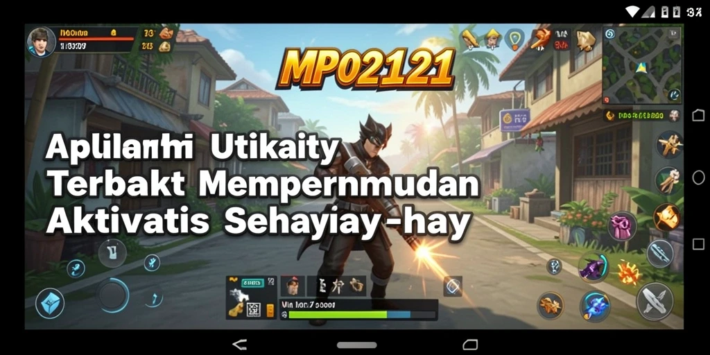 Tampilan antarmuka utama MPO2121 yang intuitif dan mudah digunakan.