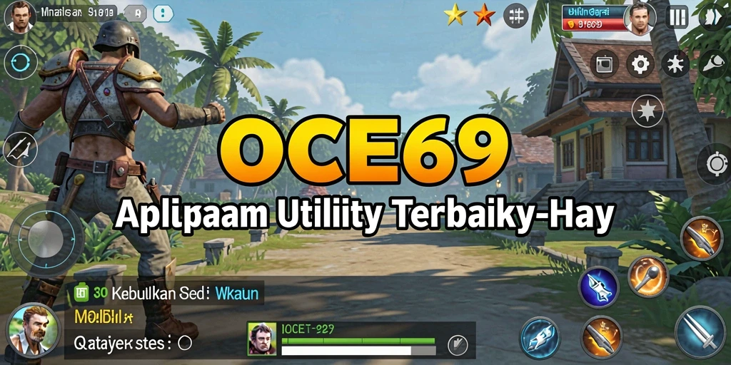 Tampilan utama OCE69 dengan fitur-fitur Utility yang menarik.