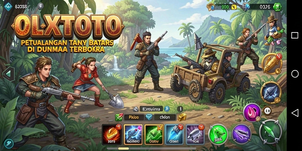 Gameplay seru di dunia terbuka OLXTOTO menunjukkan kebebasan menjelajah dan berinteraksi.
