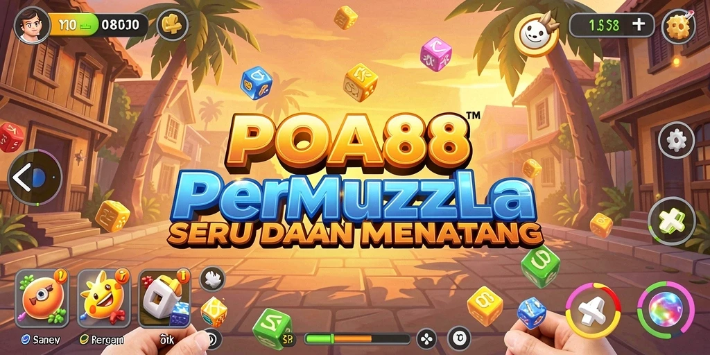 Tampilan gameplay menarik dari POA88 dengan berbagai puzzle menantang.