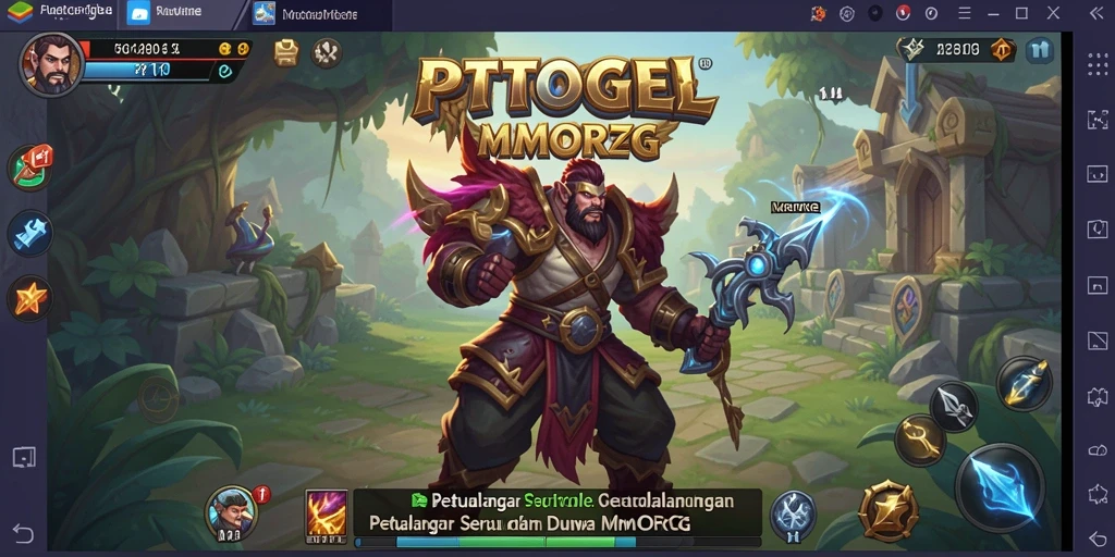 Tampilan gameplay PTTOGEL yang mendebarkan dalam dunia MMORPG.