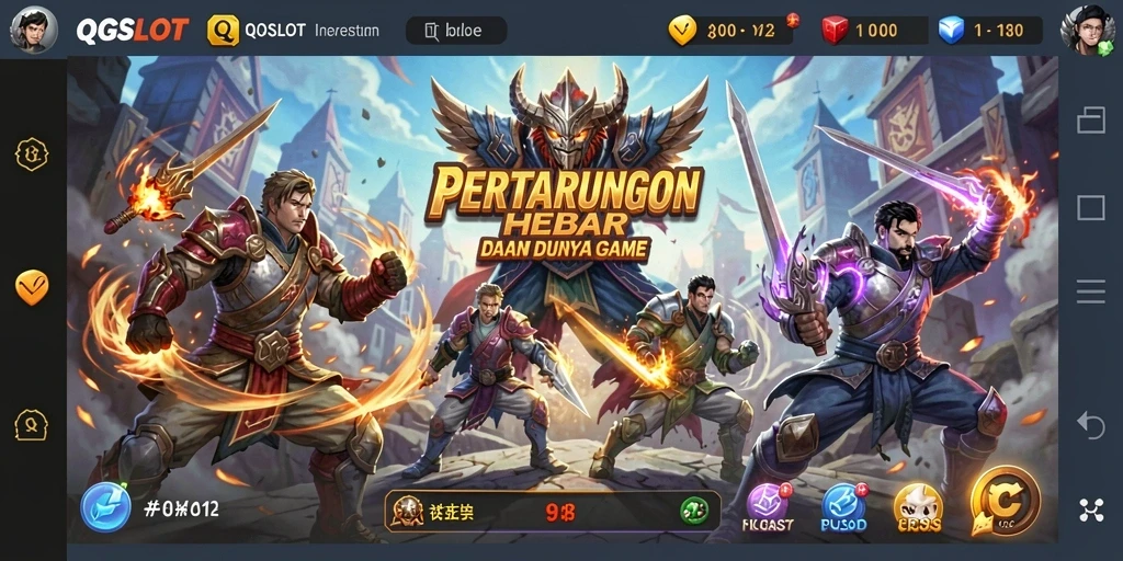 Gameplay QQSLOT yang menegangkan dan penuh aksi.