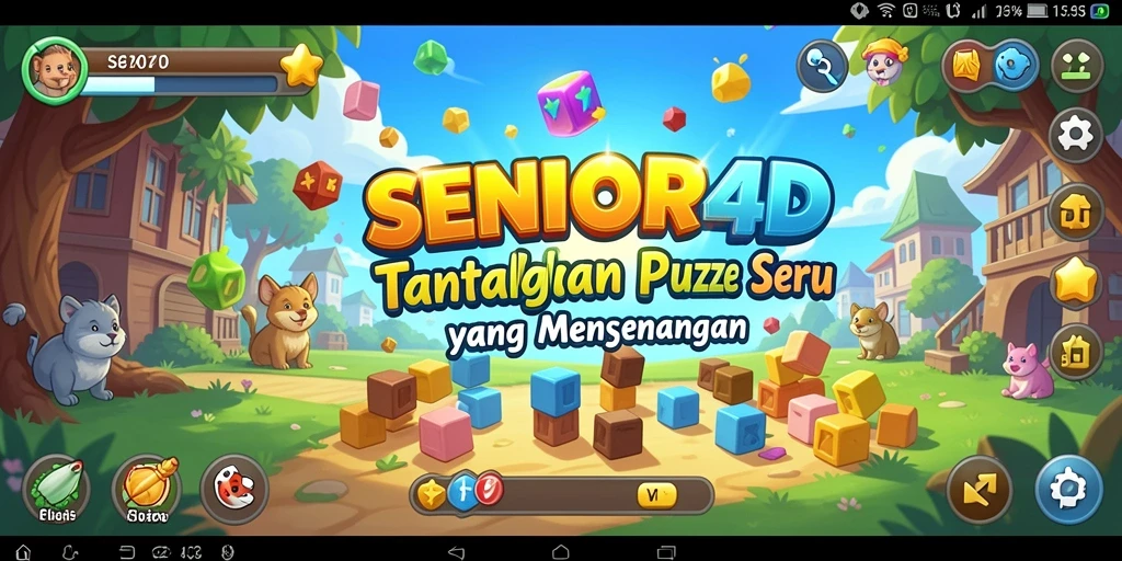 Gameplay menarik dari SENIOR4D yang menantang kemampuan berpikir