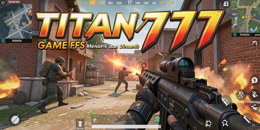 Tangkapan layar dari gameplay mendebarkan di TITAN777.