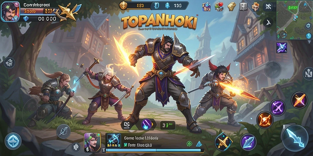 Tangkap aksi seru dalam gameplay strategis TOPANHOKI.