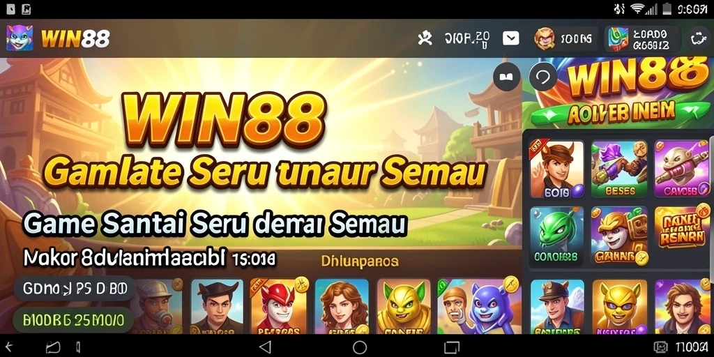Tampilan gameplay menarik dari WIN88 yang seru dan santai.
